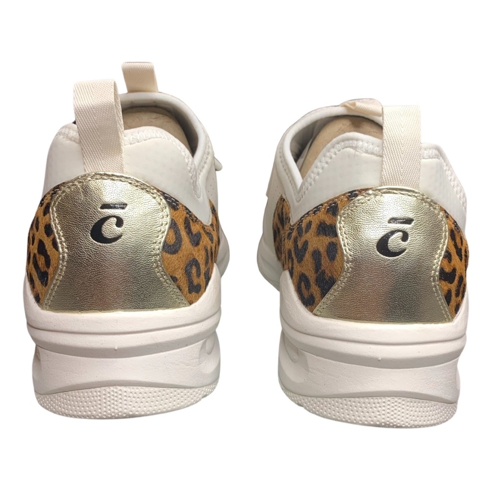 Clove Nurse Shoes Limited Edition Nursing Sneakers Animal Leopard Print Faux Fur - Picture 10 of 12